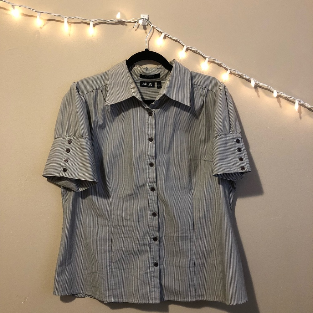 Stripped Button Up